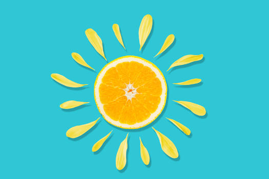 阳光橙子图片素材免费下载
