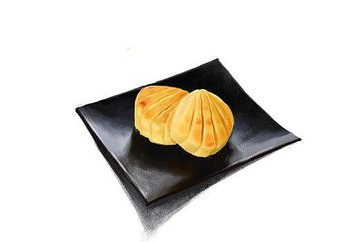 中秋节椰蓉月饼图片素材免费下载