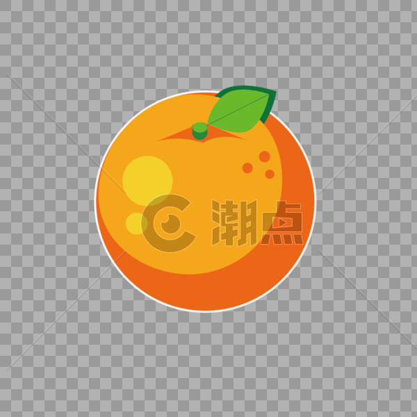 手绘水果橘子图片素材免费下载