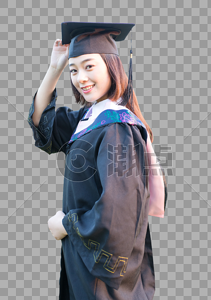 穿着学士服开心毕业的大学生设计元素2586*3660图片素材免费下载-编号133509-潮点视频