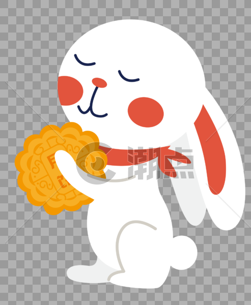 中秋节兔子图片素材免费下载
