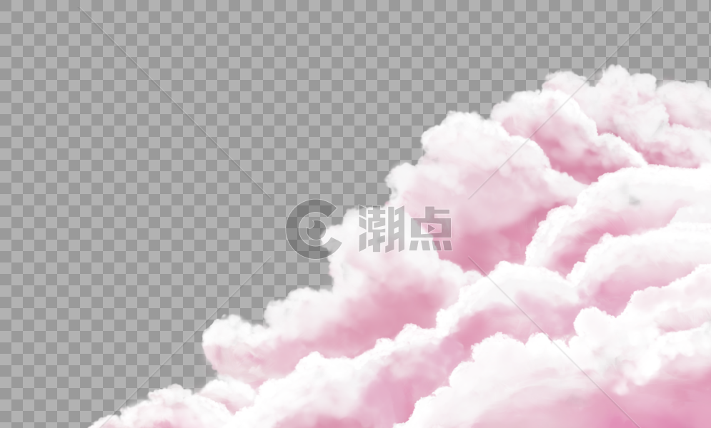 粉色云层图片素材免费下载