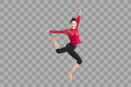 跳跃的舞者美女图片素材免费下载