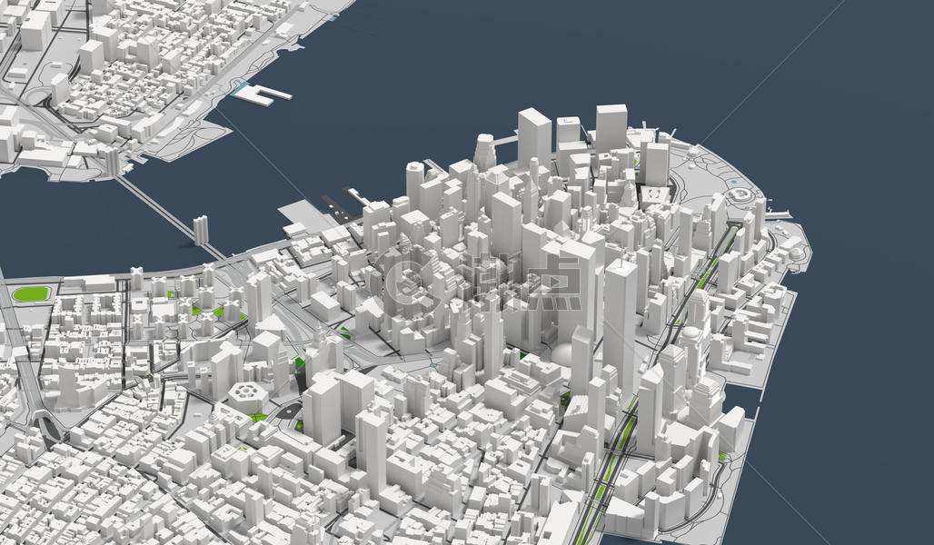 城市场景模型图片素材免费下载