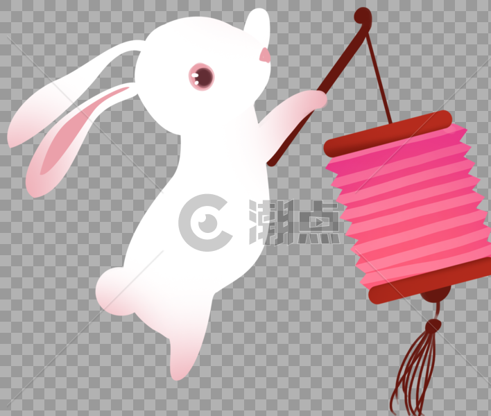 中秋白兔图片素材免费下载