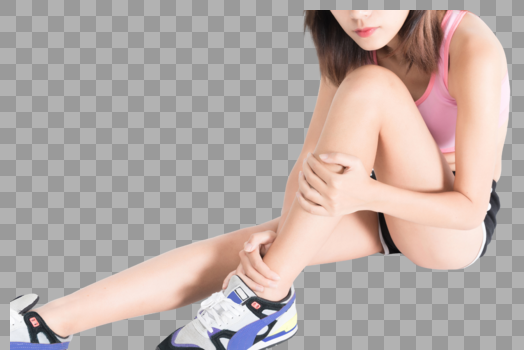 女性病患小腿骨折图片素材免费下载