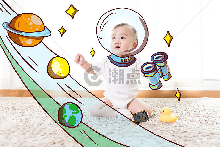 幼儿眼中的宇宙图片素材免费下载