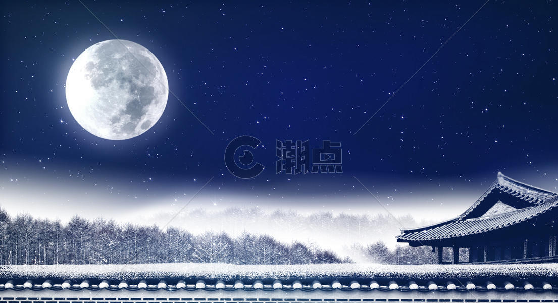 中秋明月背景图片素材免费下载