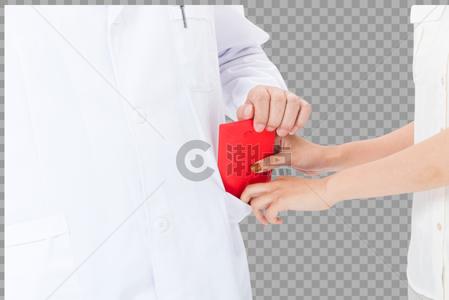 医生拒绝收礼收红包图片素材免费下载