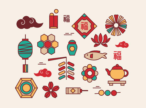 中国风中秋节日传统元素图片素材免费下载