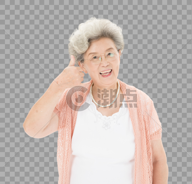 老年奶奶形象图片素材免费下载