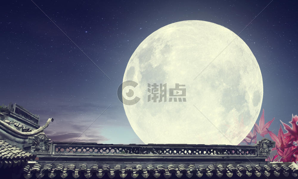 中秋节月亮图片素材免费下载