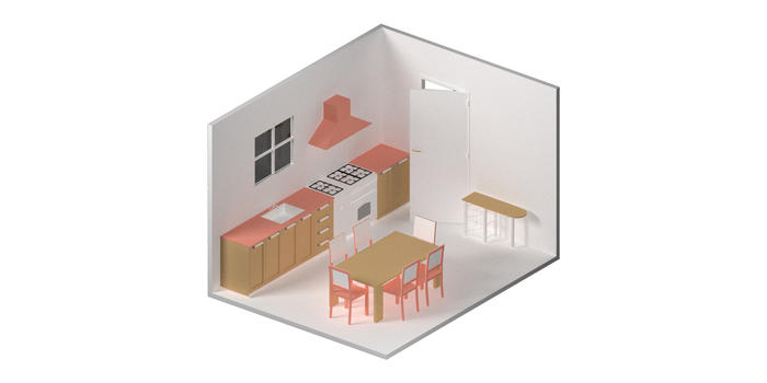 室内住宅模型图片素材免费下载