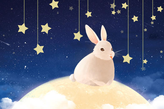 中秋月兔图片素材免费下载