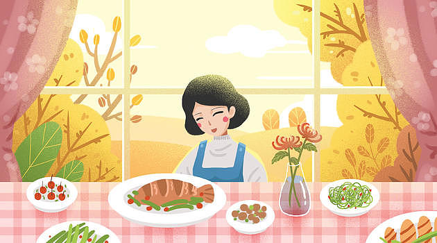 秋分美食吃秋菜图片素材免费下载