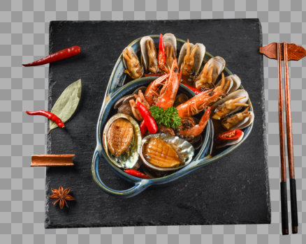 麻辣海鲜套餐图片素材免费下载