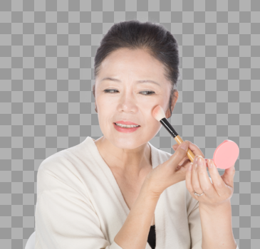 老年人化妆图片素材免费下载