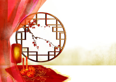 中国风红妆图片素材免费下载