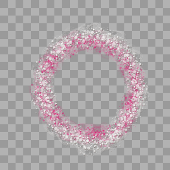 粉色斑点圆环图片素材免费下载