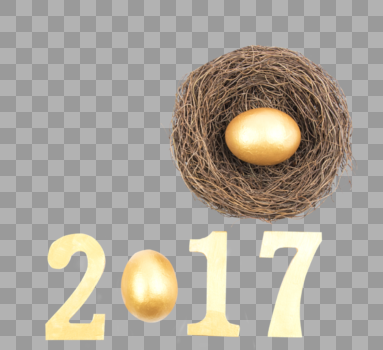 2017和鸟窝鸡蛋摆拍图片素材免费下载