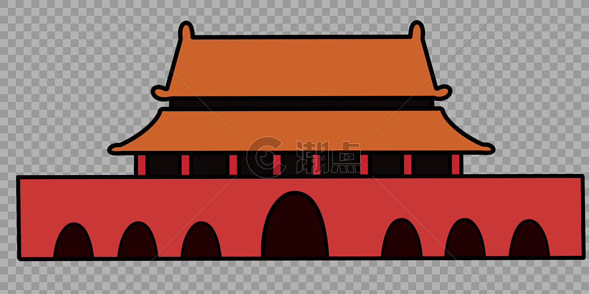 天安门设计元素2872*1422图片素材免费下载-编号169243-潮点视频