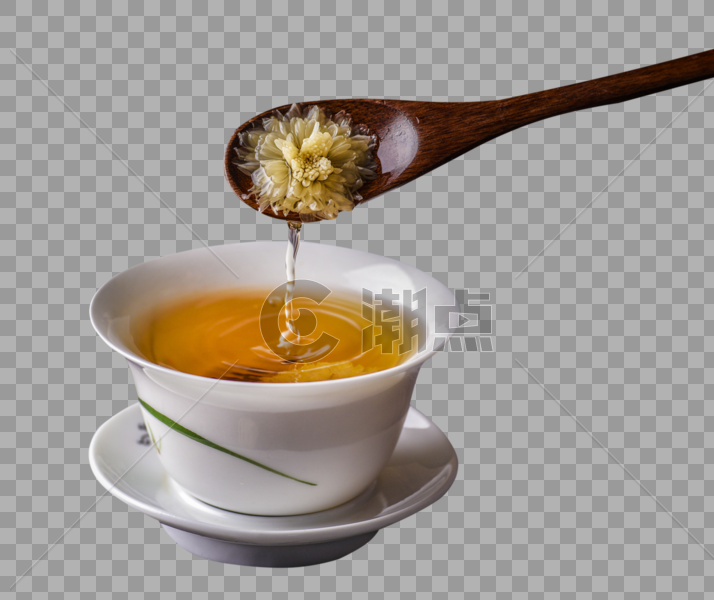 浸泡的菊花茶图片素材免费下载