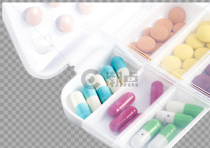 药品分装盒图片素材免费下载