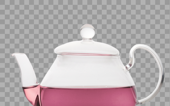 泡着水果茶的茶壶图片素材免费下载