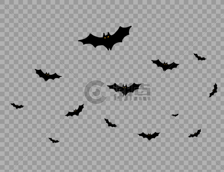 蝙蝠群图片素材免费下载