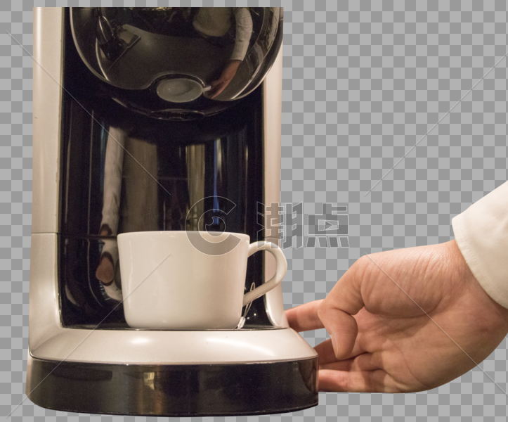 现磨咖啡机智能操作图片素材免费下载