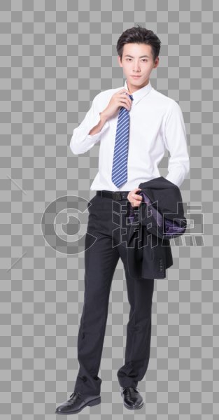 商务男性整理领带图片素材免费下载