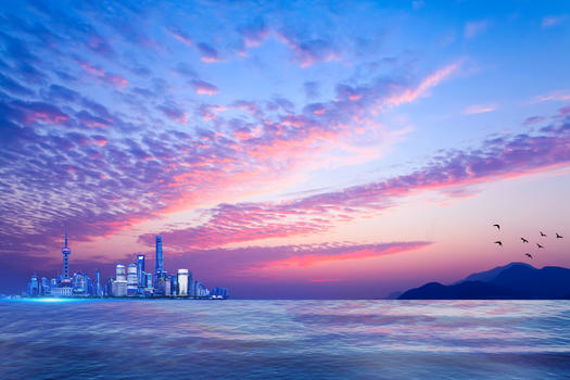 美丽的上海图片素材免费下载
