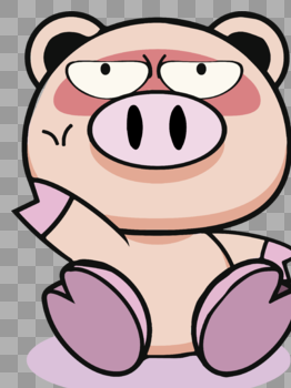 卡通猪形象图片素材免费下载