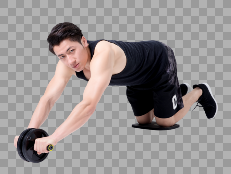 运动健身男性人像健腹轮图片素材免费下载