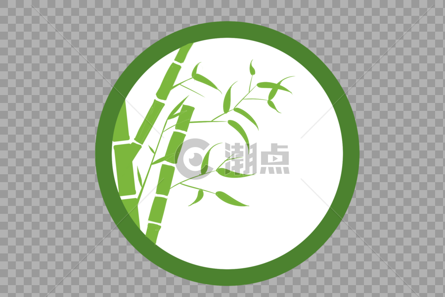 绿色竹子元素图片素材免费下载
