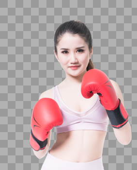 女性拳击运动图片素材免费下载