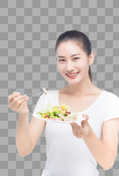 美女减肥健康饮食图片素材免费下载