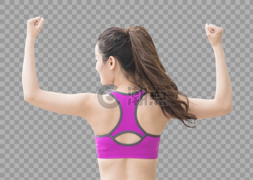 户外运动健身女性热身动作图片素材免费下载