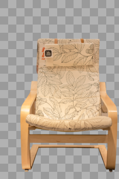 清新文艺家具叶子纹理沙发图片素材免费下载