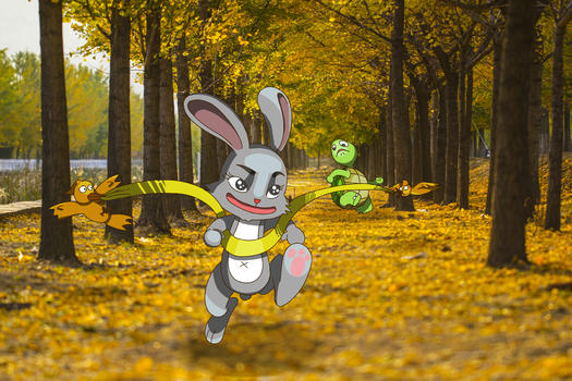 龟兔赛跑图片素材免费下载