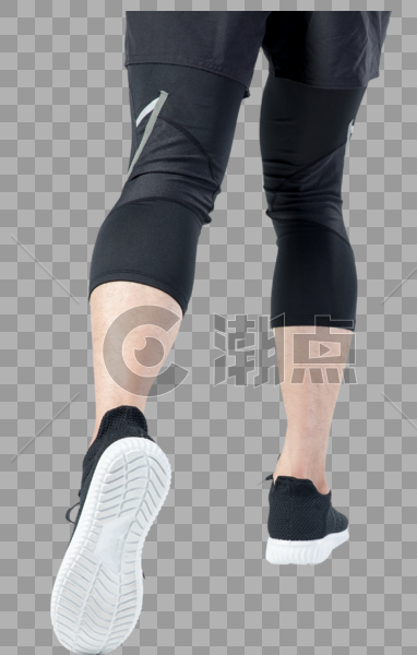 运动男性人像奔跑腿部姿势图片素材免费下载