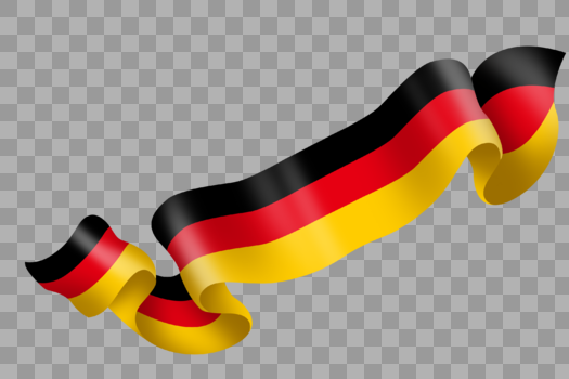 德国国旗飘带图片素材免费下载