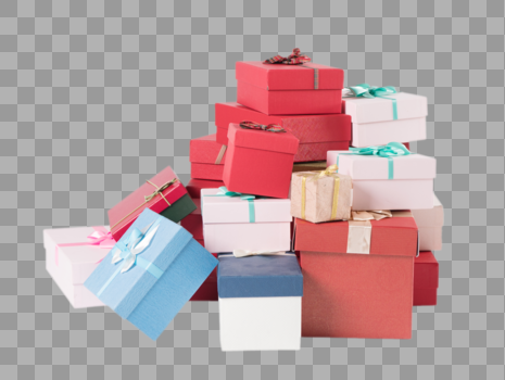 堆积如山的礼物盒图片素材免费下载