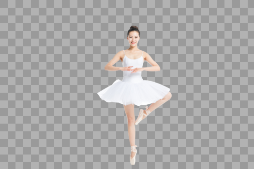 芭蕾舞动作女孩图片素材免费下载