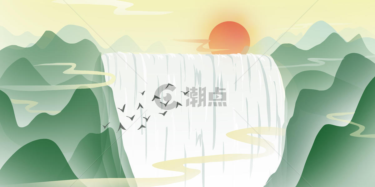 中国山水画图片素材免费下载