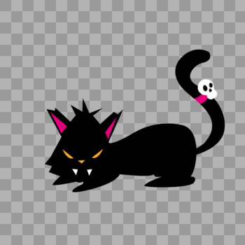 可爱黑猫图片素材免费下载
