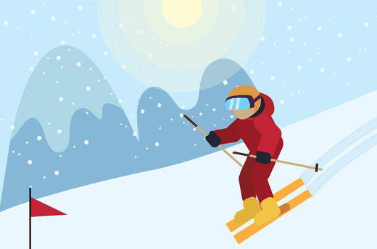 冬季滑雪运动图片素材免费下载