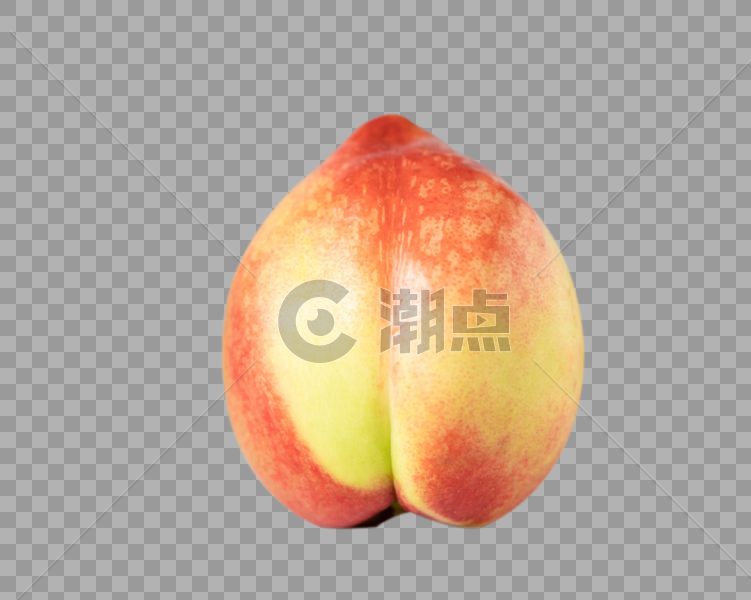 一个桃子图片素材免费下载