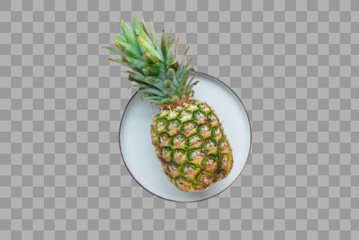 菠萝一个图片素材免费下载