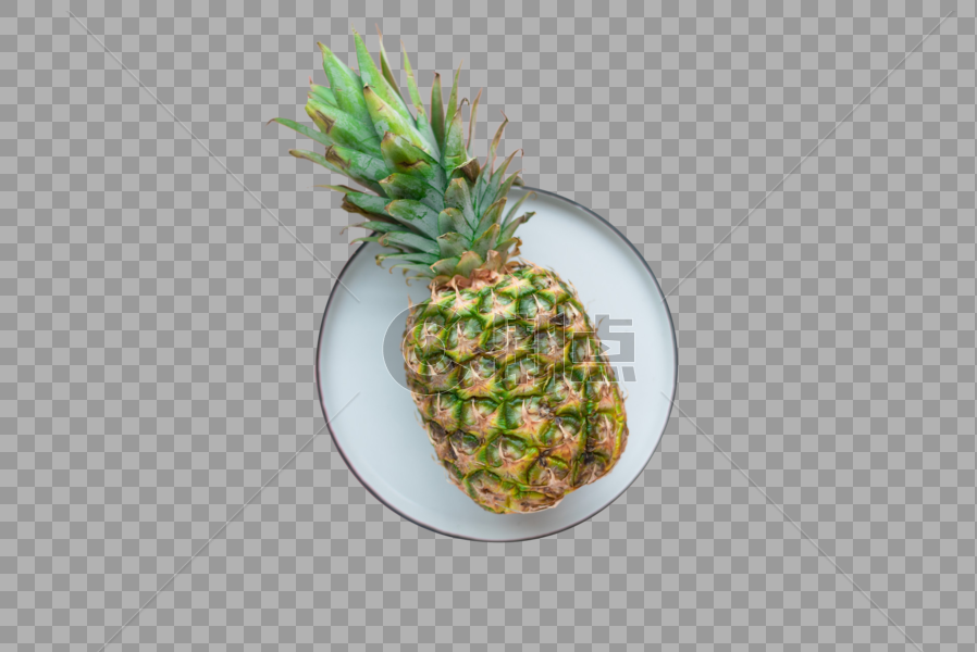 菠萝一个图片素材免费下载